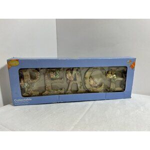 Classic Treasures Collectable PEACE 4” Letter Figurines Decor